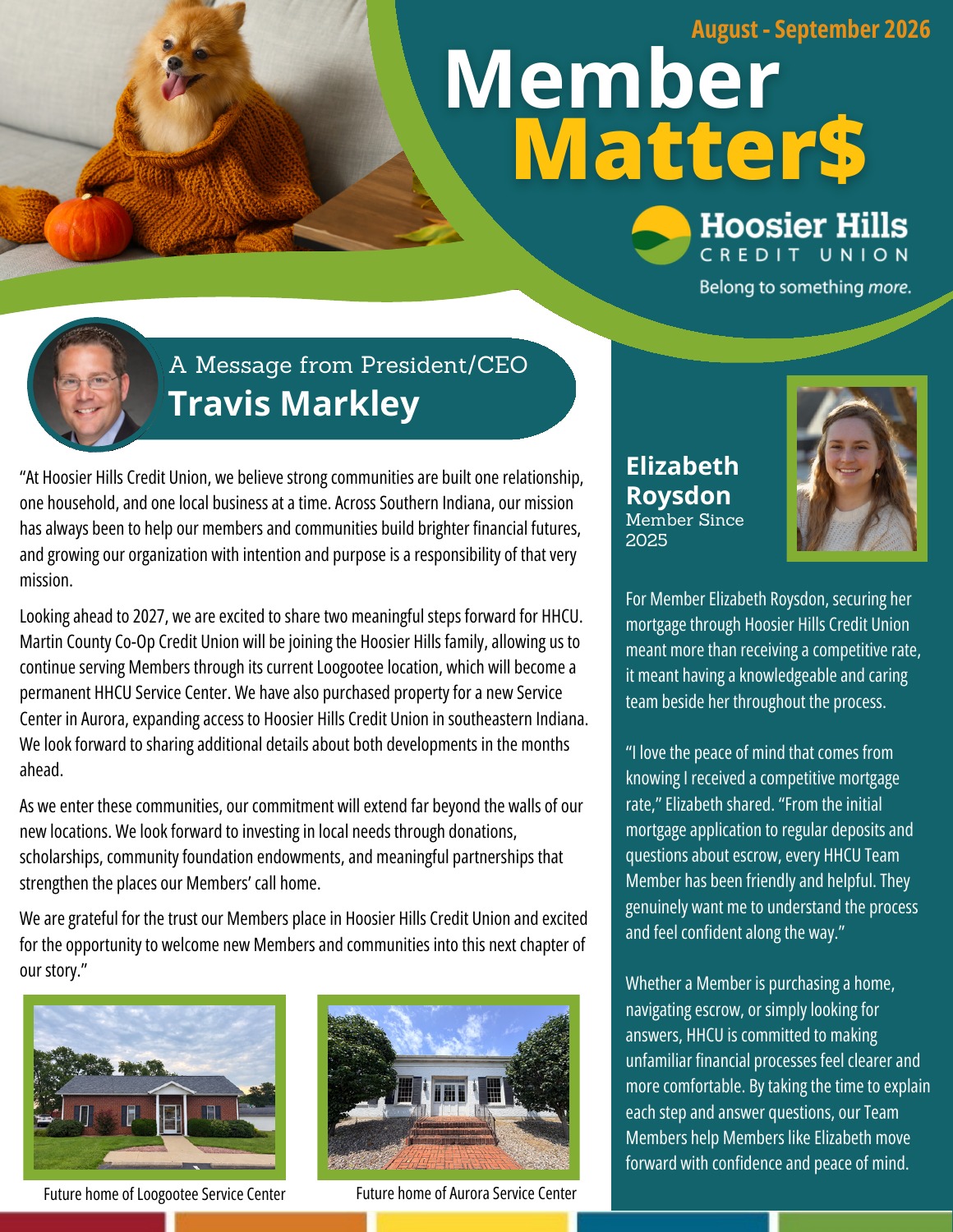 Member Matters August - September 2026 newsletter preview (PDF, opens in a new tab)