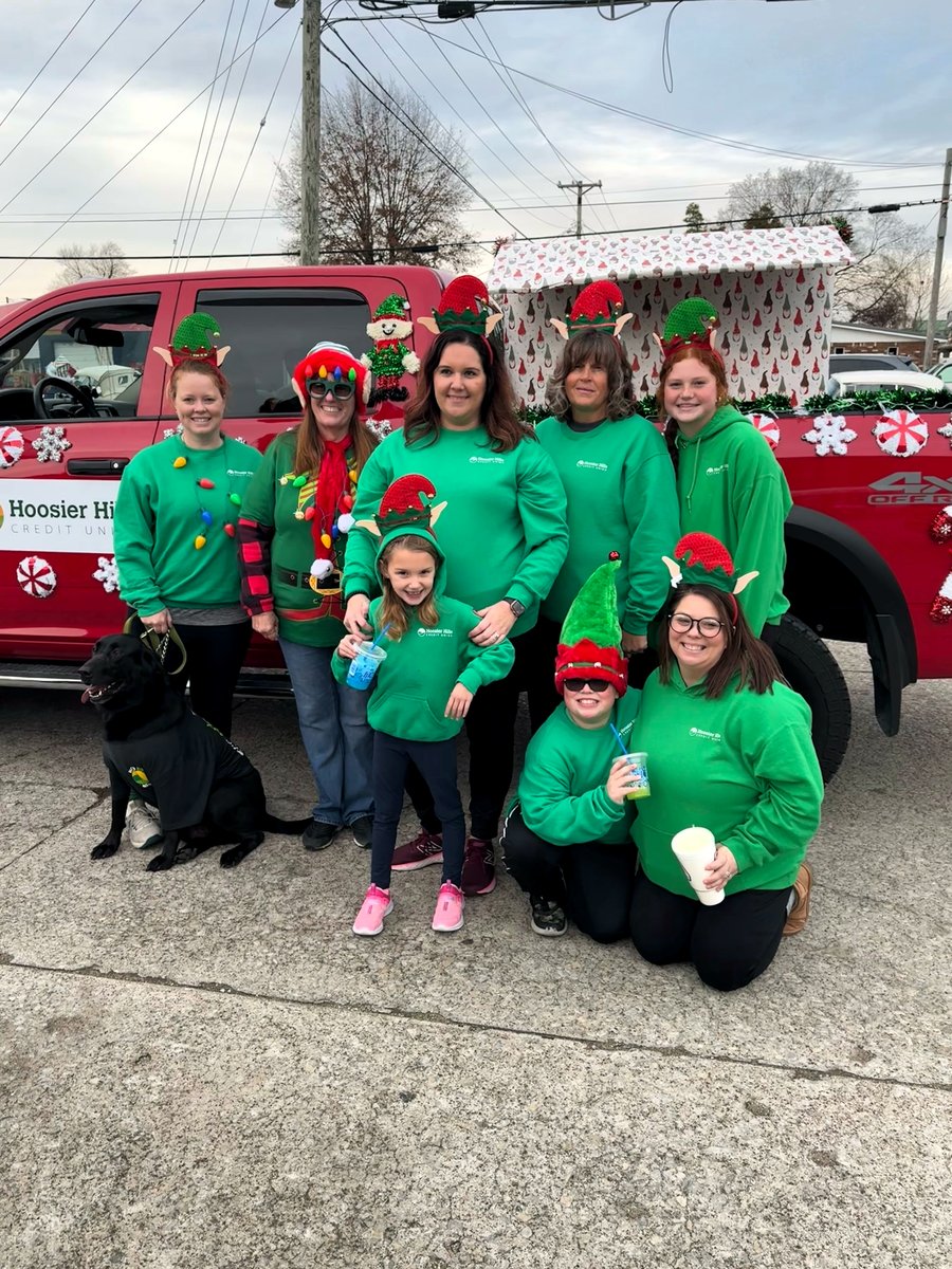 HHCU Tell City team members participate in a community parade