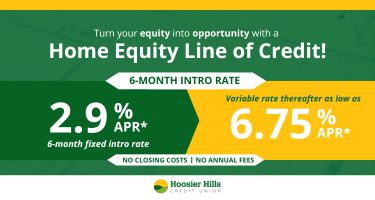 Home Equity Line of Credit Promotion